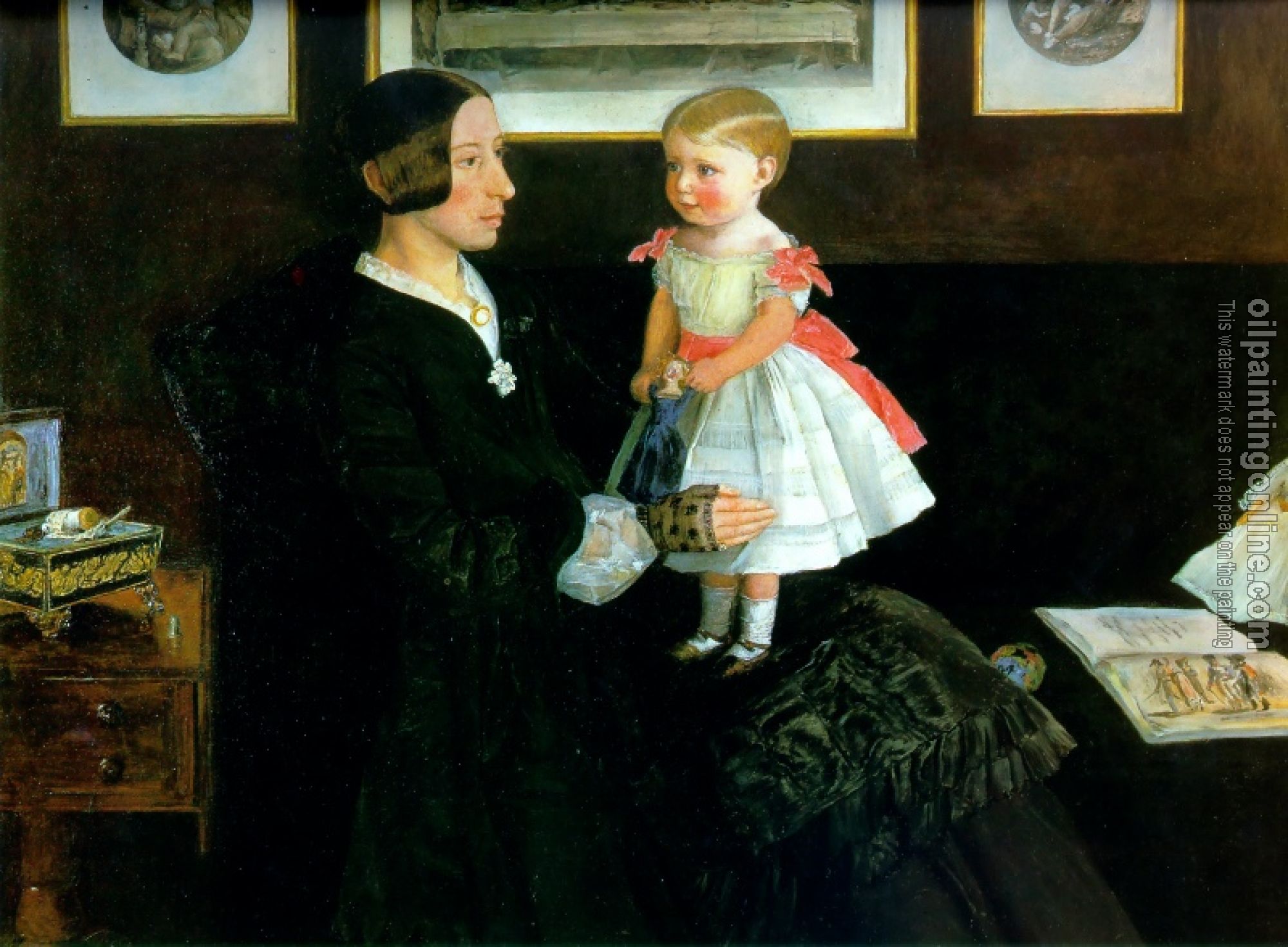 Millais, Sir John Everett - Portrait of Mrs James Wyatt